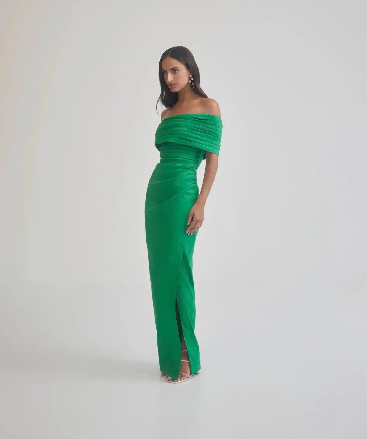 Sheike Giselle Gown Jade Green Size 10 photo 4
