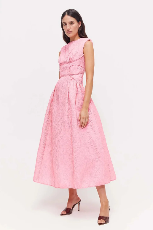Rachel Gilbert Celia Dress Pink photo 3