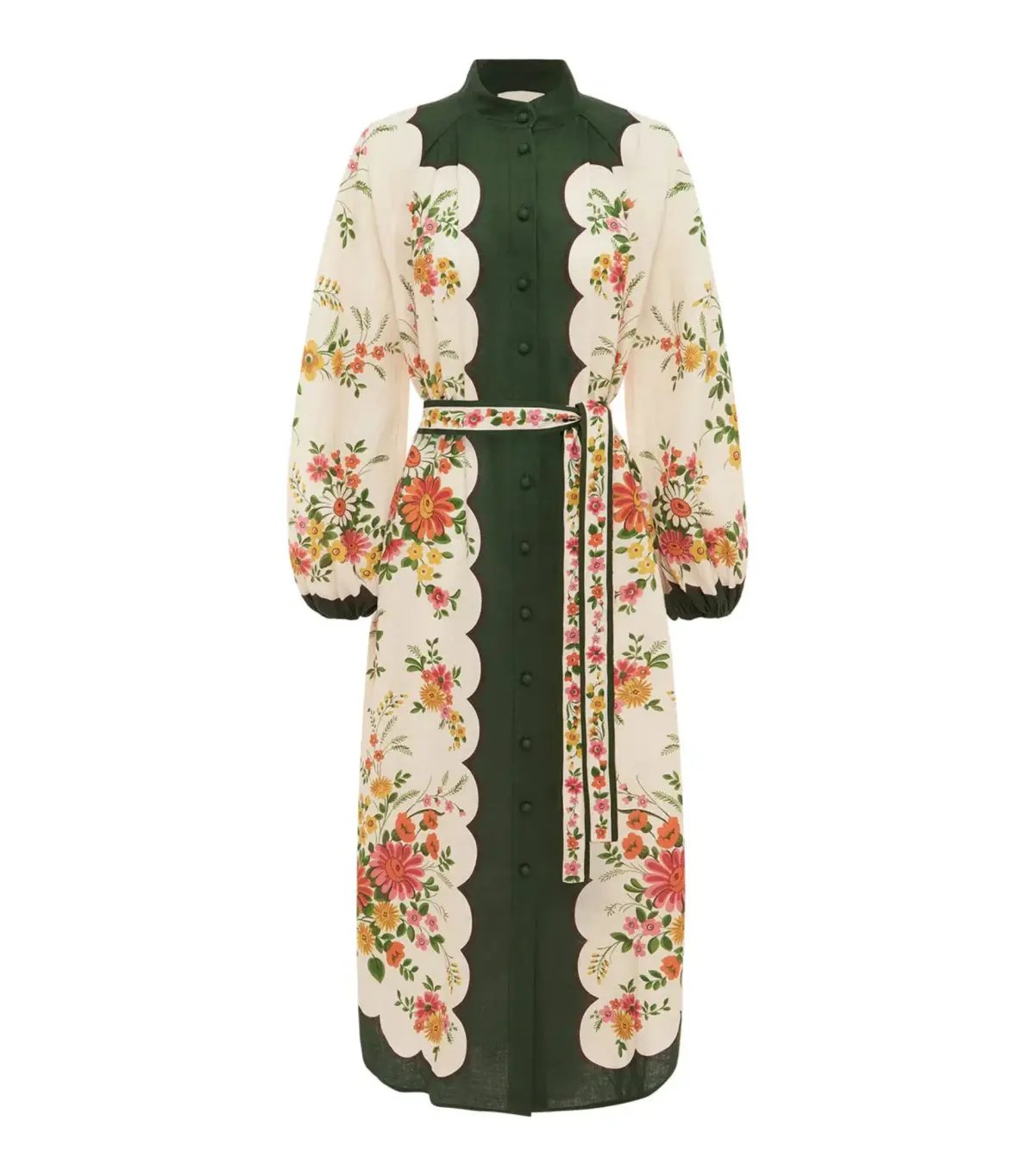 Alemais Elisabetta Midi Shirtdess Floral Size AU 14 photo 5