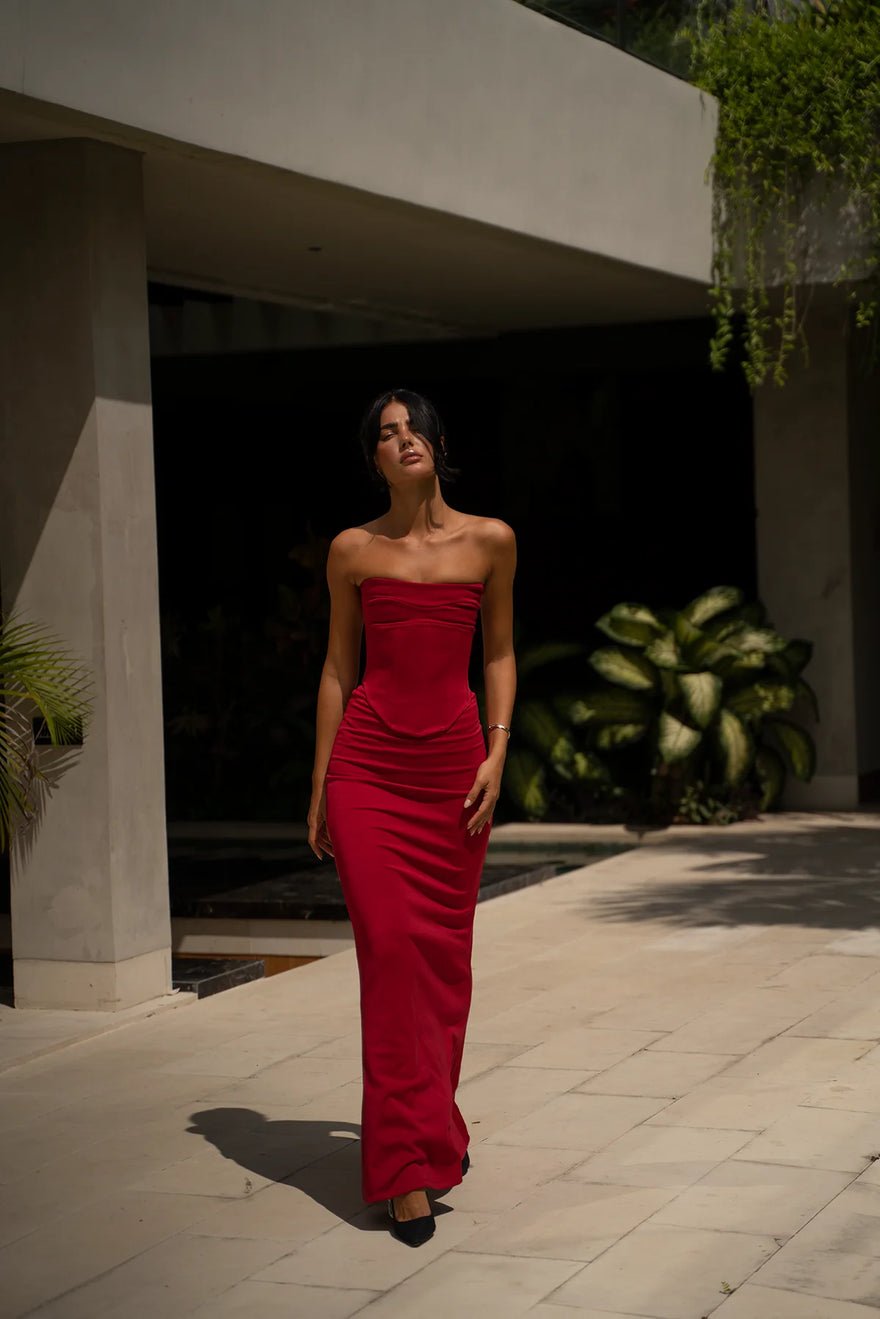 HNTR The Label Louie Gown - Wine photo 2