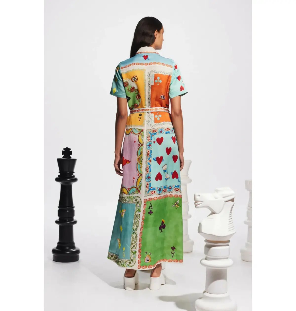 Alemais Rummy Shirtdress in Multi Size AU 14 photo 3