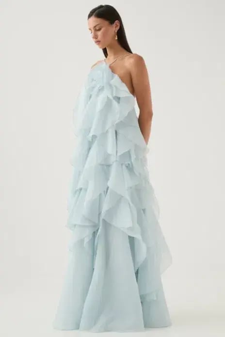 Aje Pandorea Blue Maxi Dress Size 10 photo 2