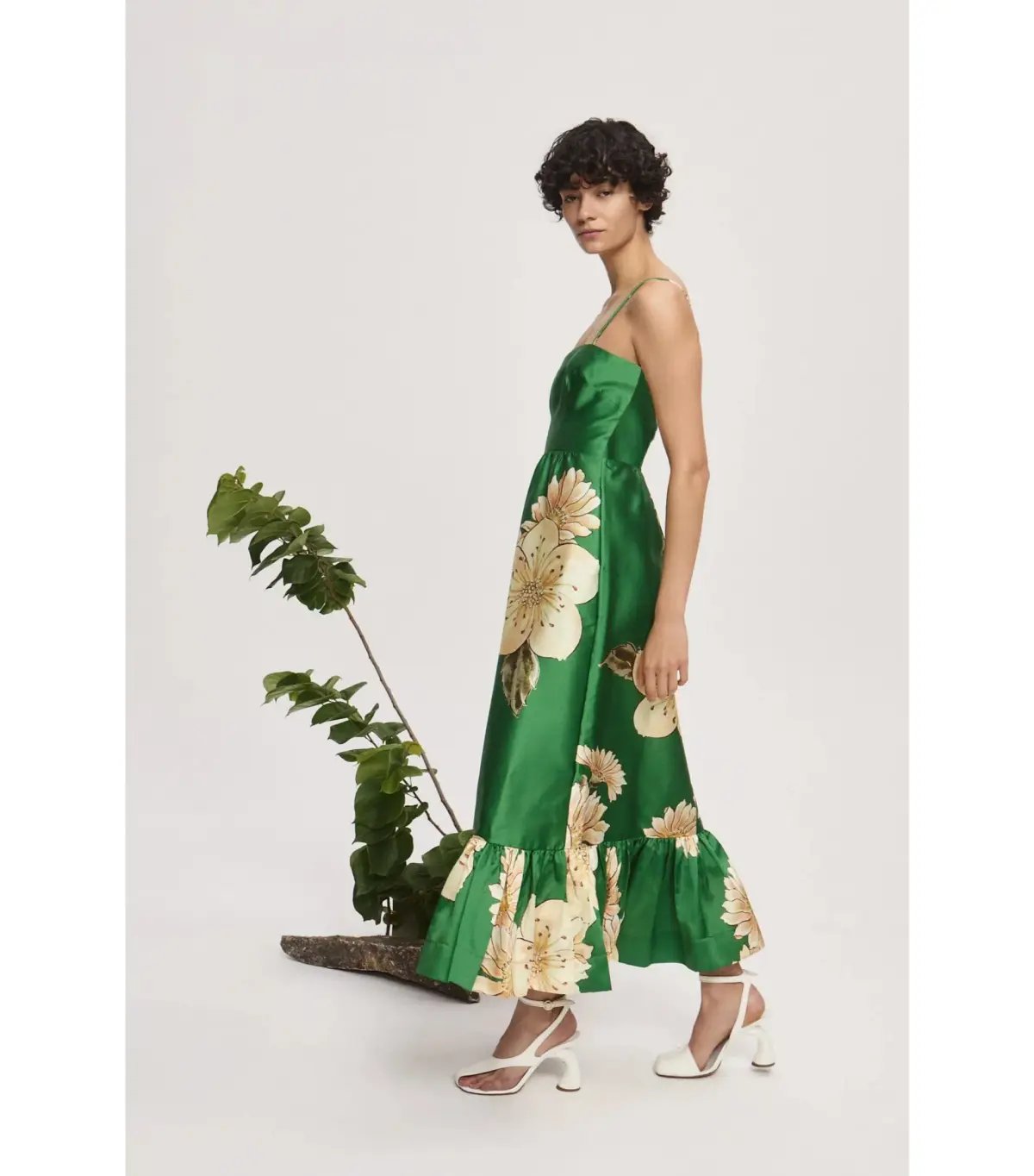 Alemais Sage Midi Dress Green Size AU 8 photo 2