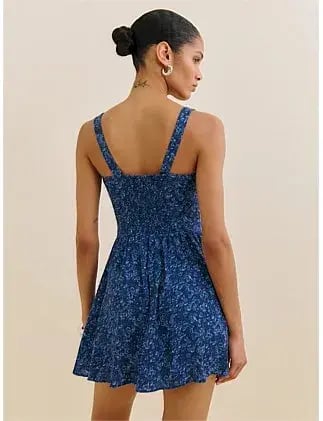Reformation Wynn Sleeveless Milkmaid Mini Dress Size 10 photo 2