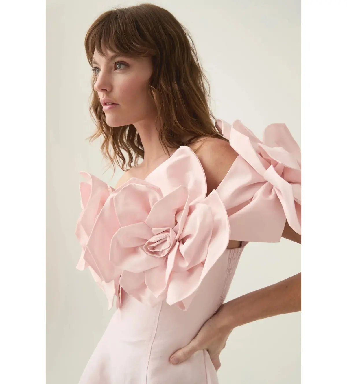 Aje Etta Mini Dress in Pastel Pink Size AU 10 photo 4