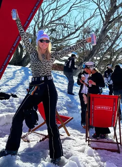 P.E Nation Solitude Flared Ski Pants Black Size S / AU 8 photo 4