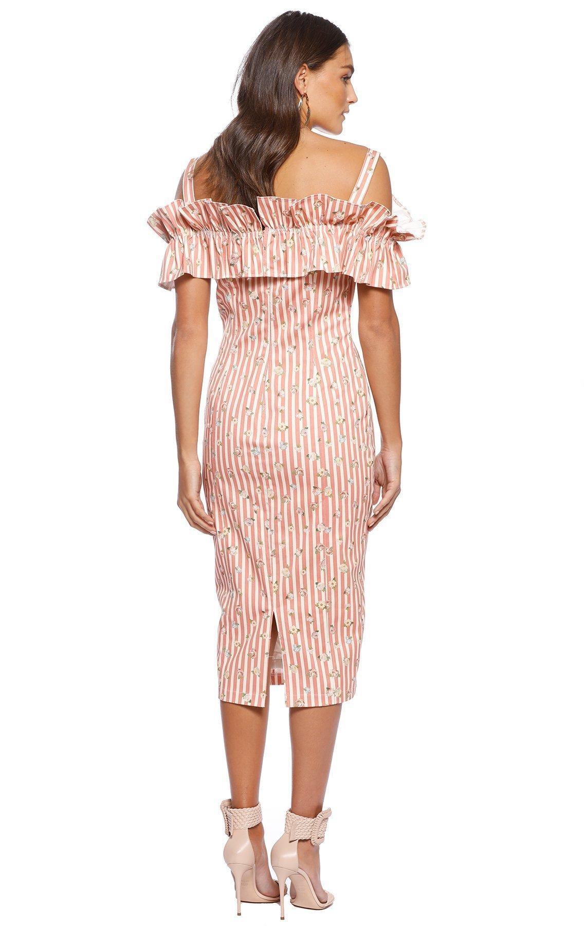 Pasduchas Brio Stripe Midi Dress Print Size 6 photo 2