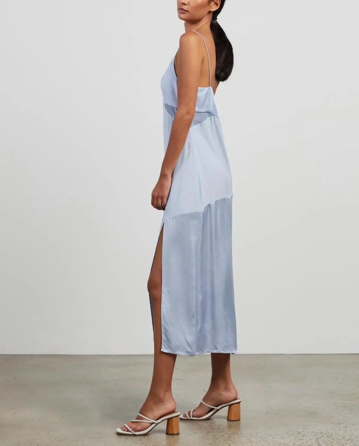 Vestire Palm Beach Midi Dress Blue Size 14 photo 4