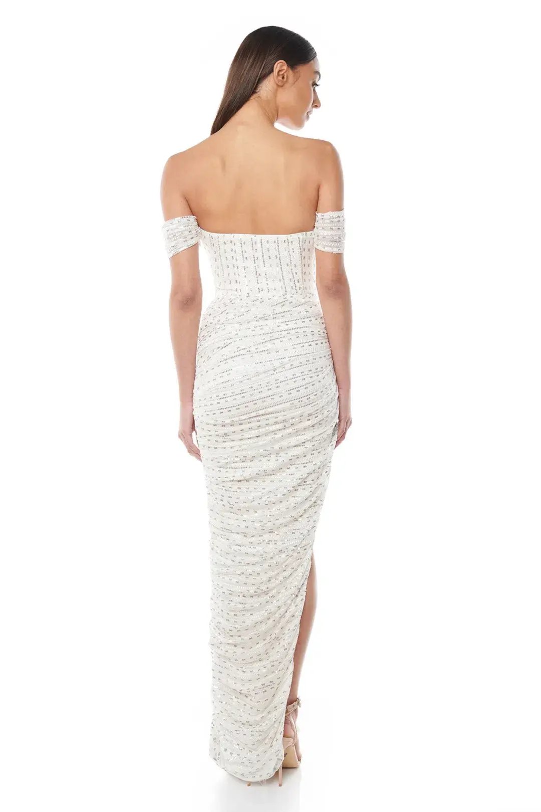 Eliya The Label Genevieve Gown White Size 10 photo 2