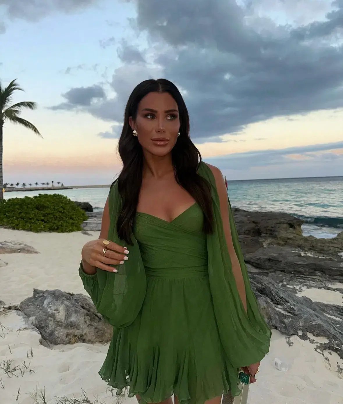 Chic Le Frique Gaia Mini Dress Pistachio Green Size XS / AU 6 photo 2