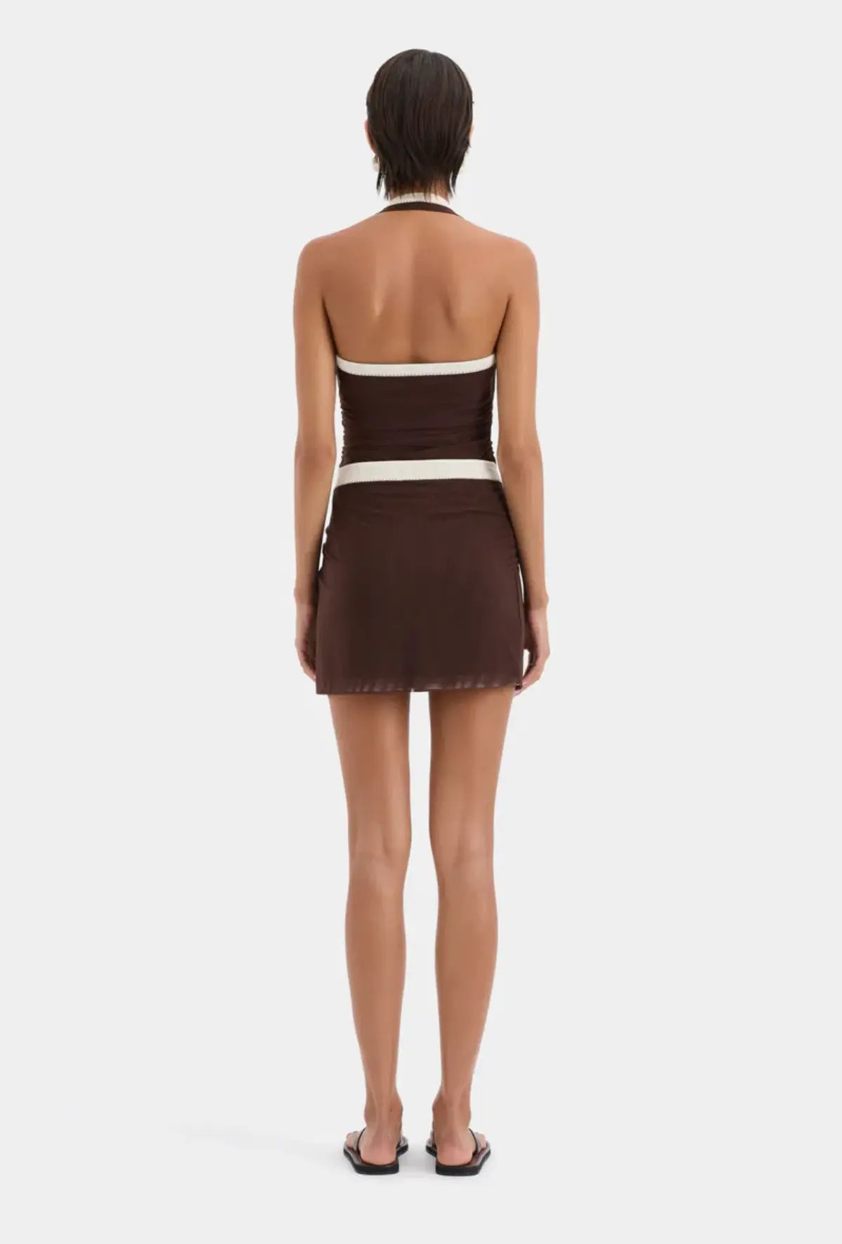 Sir the label Jacques mini dress chocolate size 2/10 photo 3