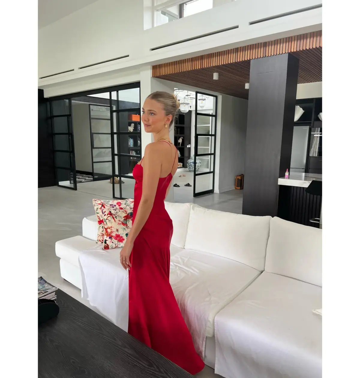 HNTR The Label Gaia Gown Wine Size S / AU 8 photo 4