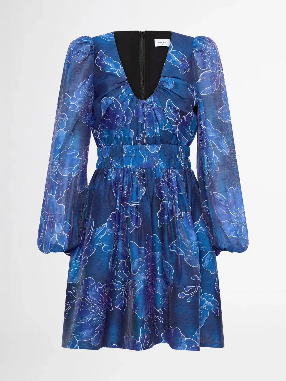 Sheike Tokyo Floral Mini Dress Blue Size 16 photo 4