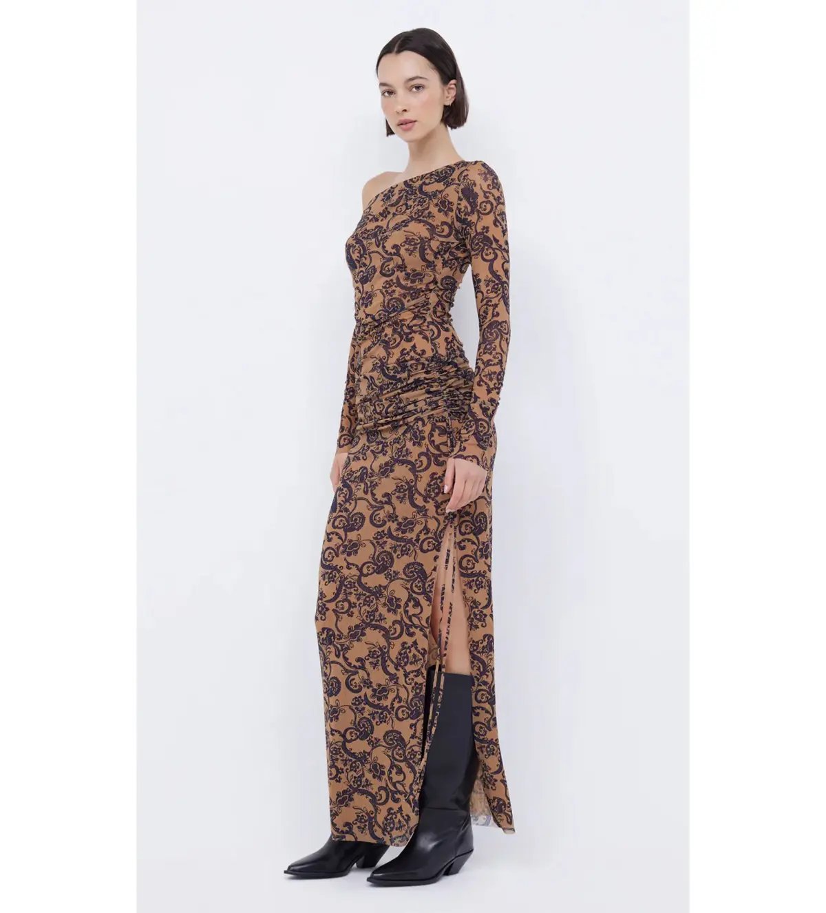Bec & Bridge Western Sun Long Sleeve Maxi Dress Bandana Size AU 8 photo 2