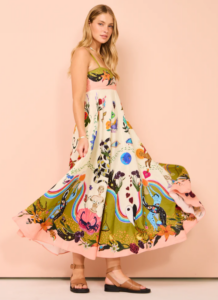 Alemais Evergreen Sundress In Multi photo 4