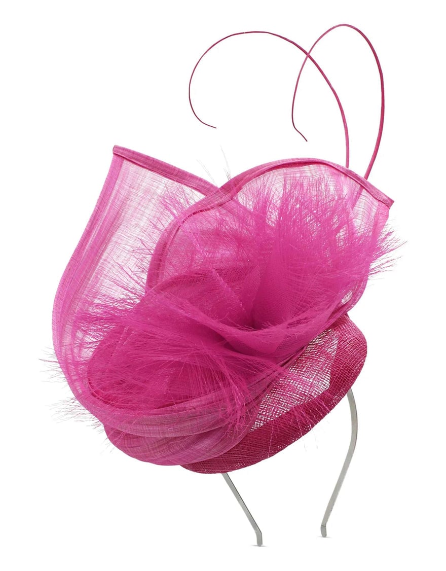 Morgan & Taylor Rubi Fascinator, Hot Pink photo 3