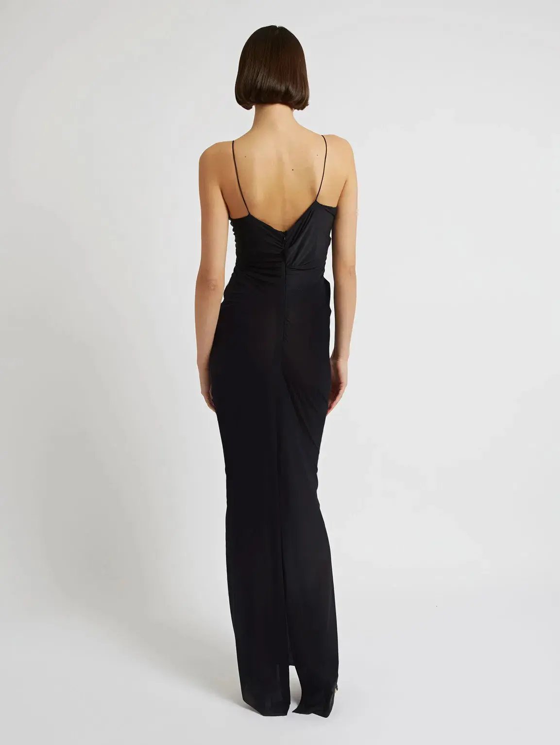 Christopher Esber Molded Venus Dress Black Size 6 photo 3