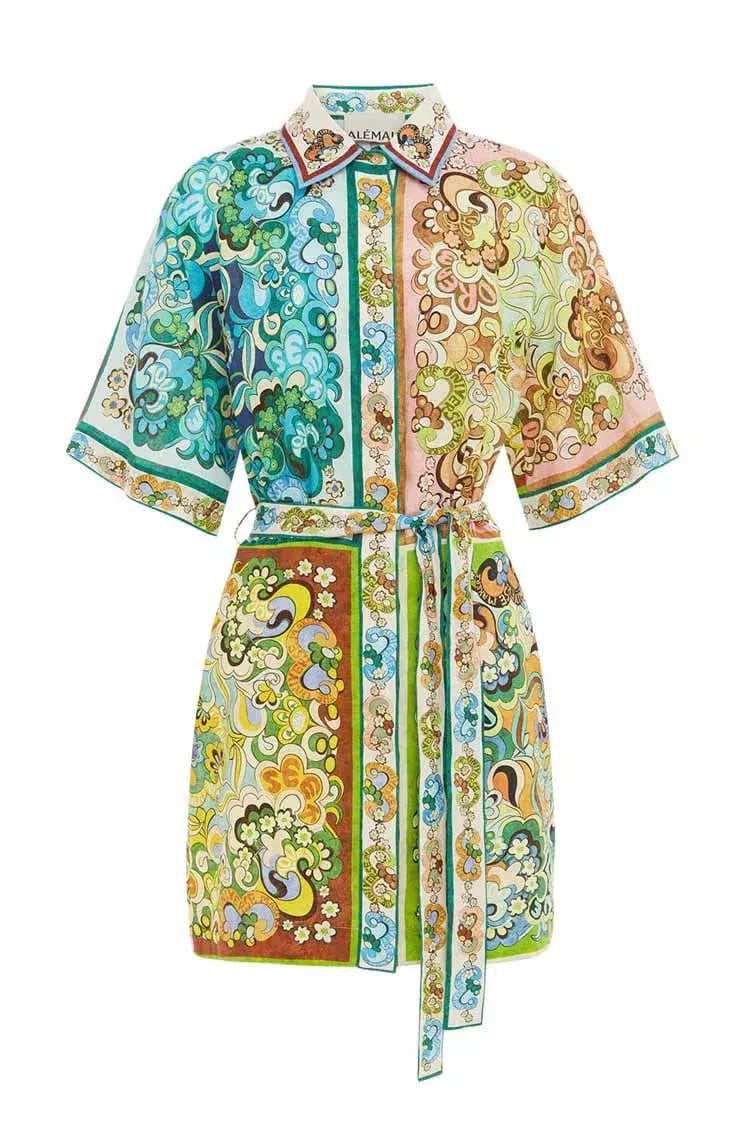 Alemais Dreamer Mini Dress Multi Size 12 photo 3