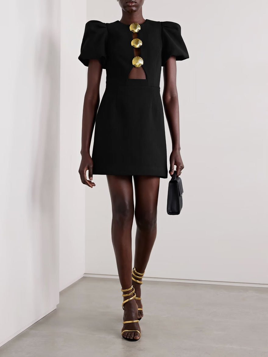 Rebecca Vallance Sirene Puff Sleeve Mini Dress photo 2
