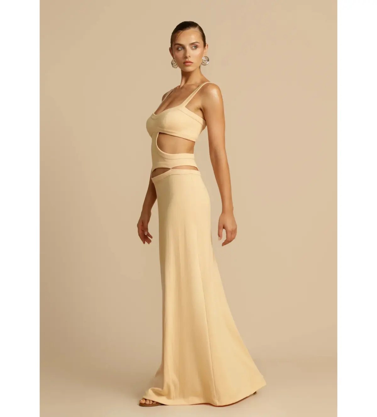 Arcina Ori Jetta Maxi Dress Butter Size AU 10 photo 2