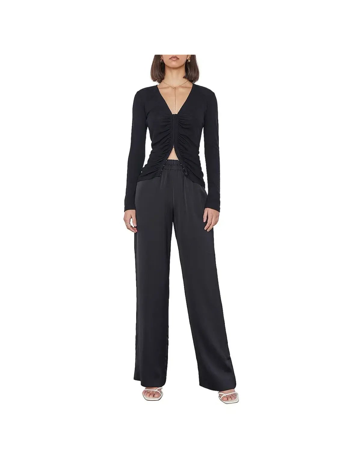 Viktoria & Woods Harper Merino Cardigan Black Size 1 / AU 8 photo 2