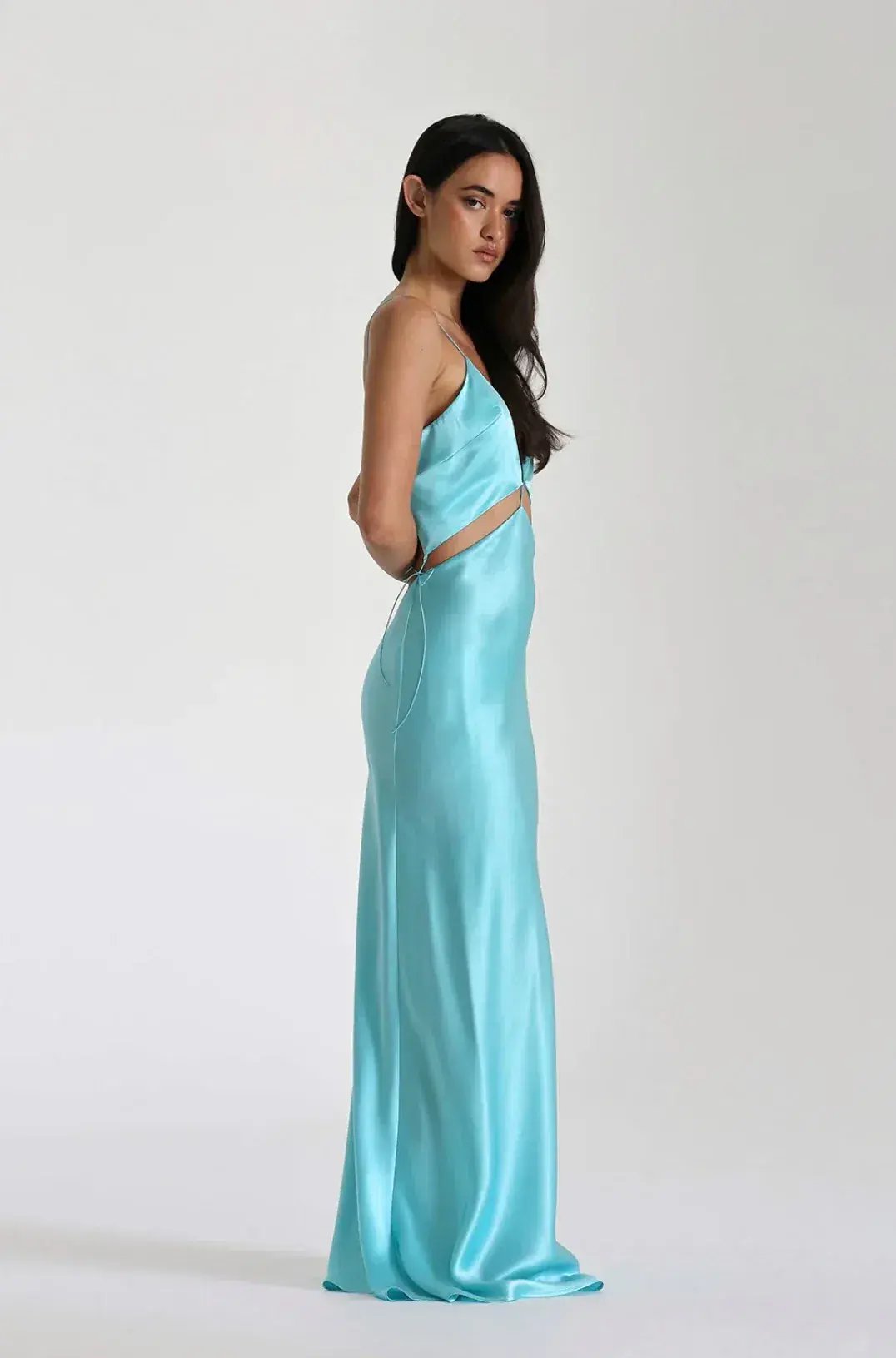 Natalie Rolt Turquoise Iris Gown Size 1 / AU 8 photo 2