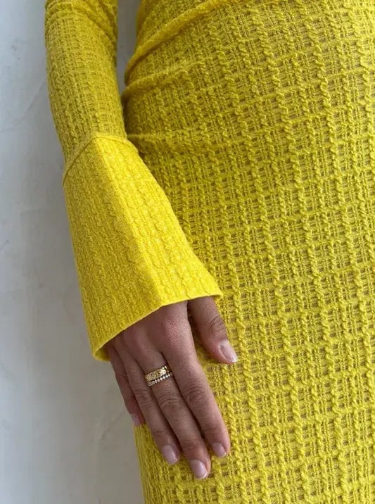 Camilla and Marc Cypress Dress Yellow Size 6 photo 3