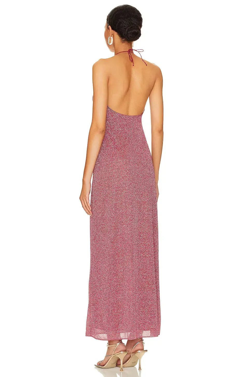 Oseree Lumiere Empire Dress In Raspberry Pink Size S / AU 8 photo 2