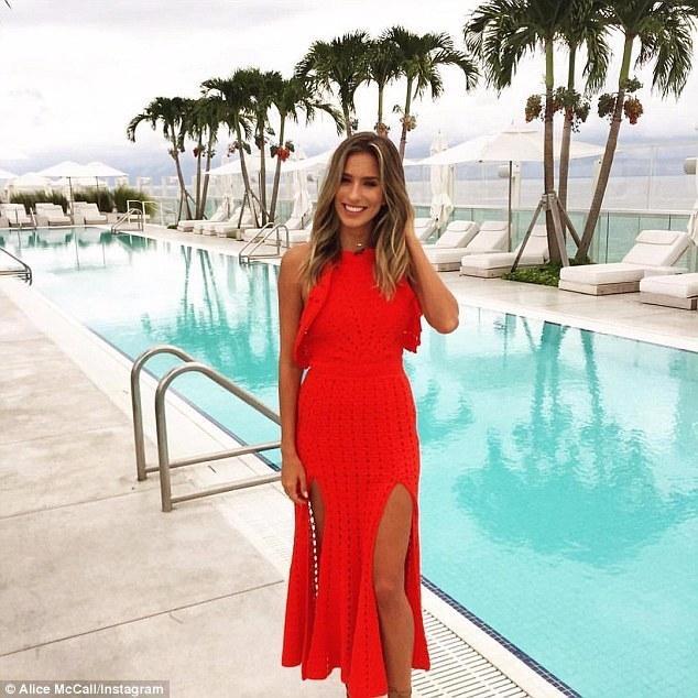 Alice McCall Crochet Dress - Red photo 3
