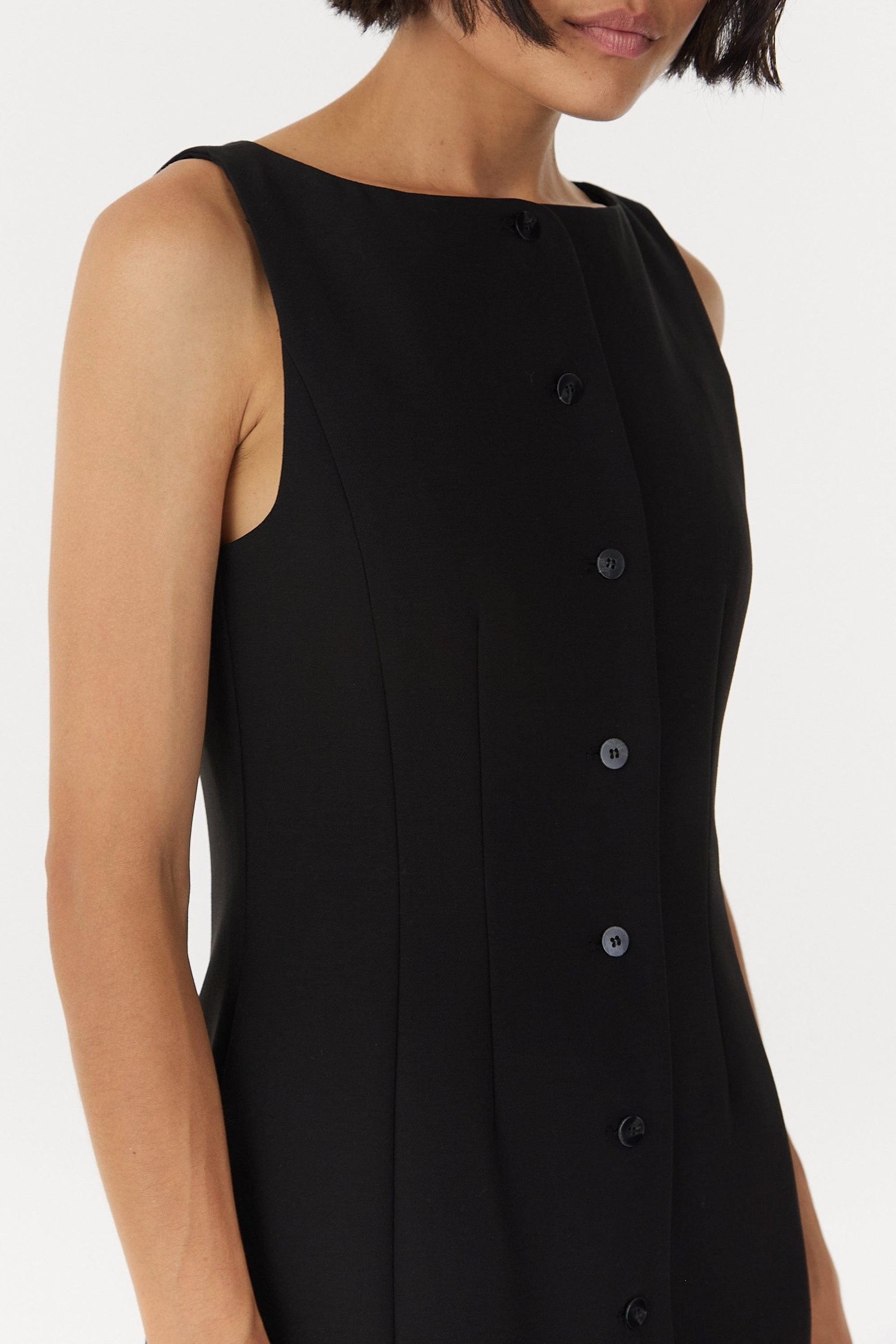 THIRD FORM SKYLINE TAILORED MINI DRESS - BLACK photo 4