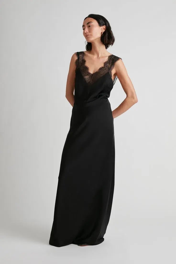 Camilla and Marc Sola Maxi Dress Black Size 8 photo 2