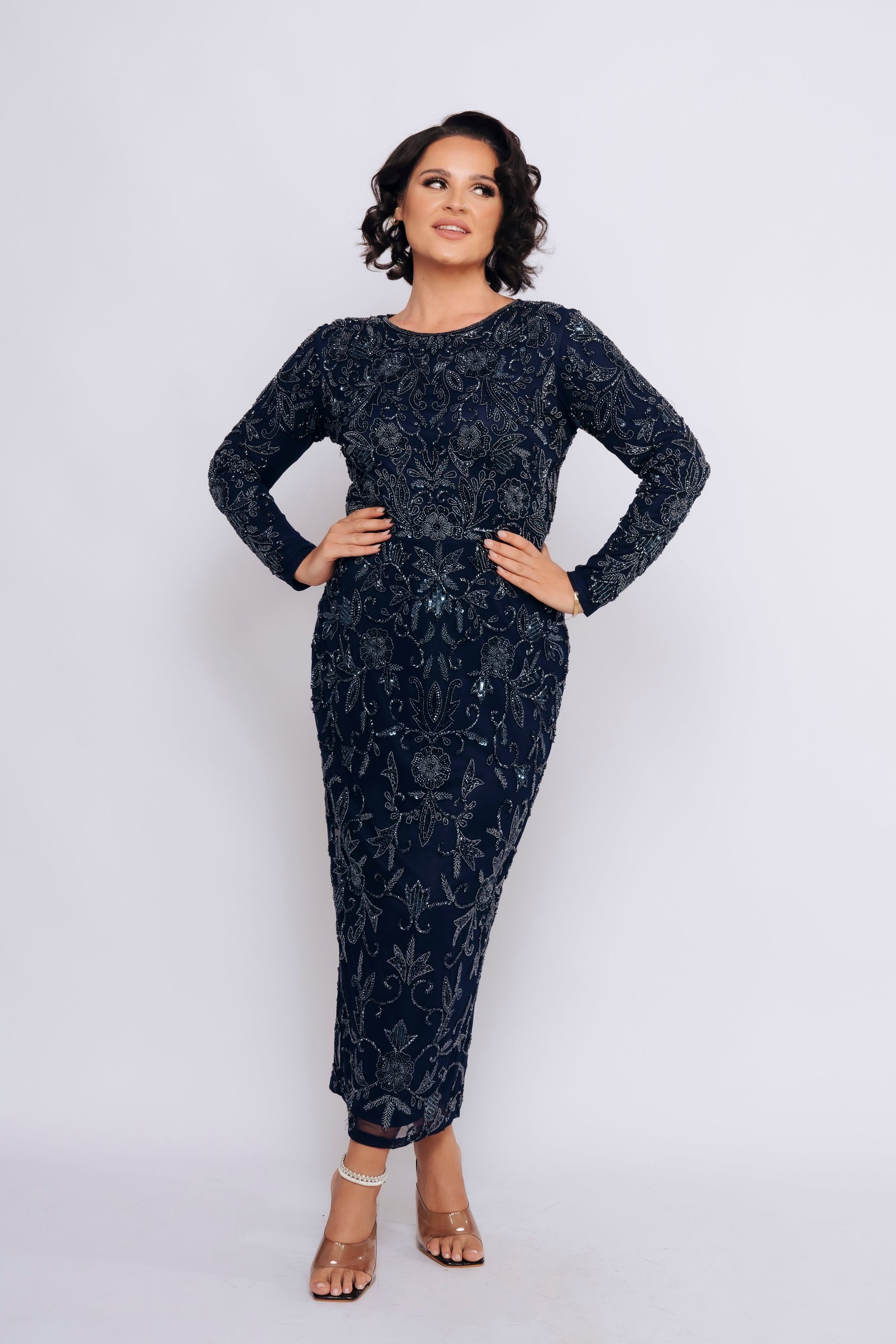 ADELLA MIDI BY MY SECRET WARDROBE NAVY photo 6