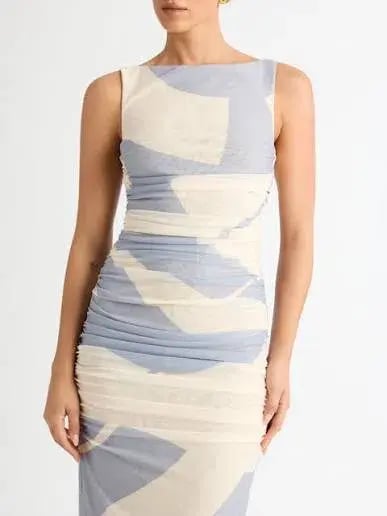 Sheike Ocean Breeze Mesh Dress sz12 photo 6