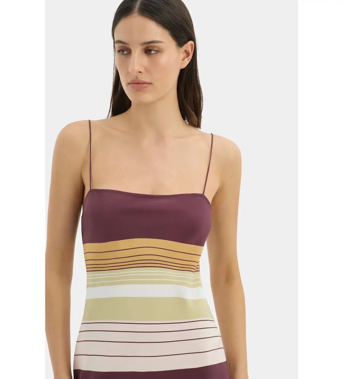 Sir the Label Fontana Slip Maxi Dress Elisa Stripe Size 1 AU 8 photo 6