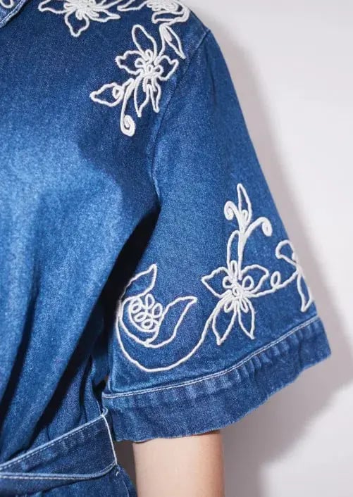 Alémais Carmen Mini Dress Blue Size AU 16 photo 4