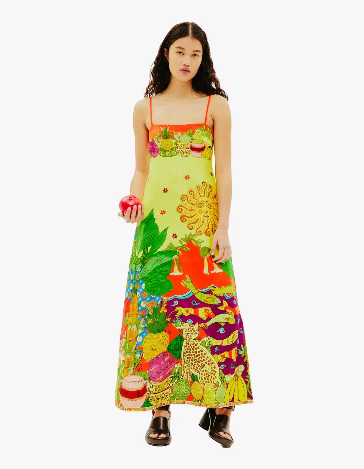 Alamais Tiger Day Dress Multi Size AU 6 photo 4