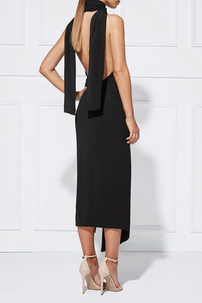 MISHA Liona Dress Black Size 8/S photo 2