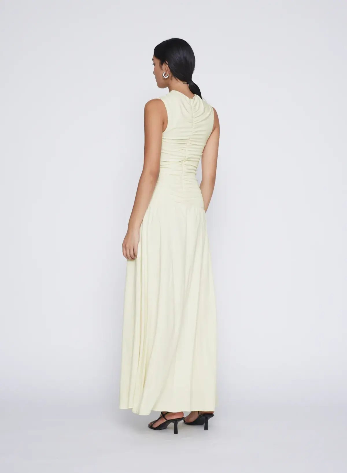 Anna Quan Fleur Midi Dress in Vanilla Size 14 photo 2