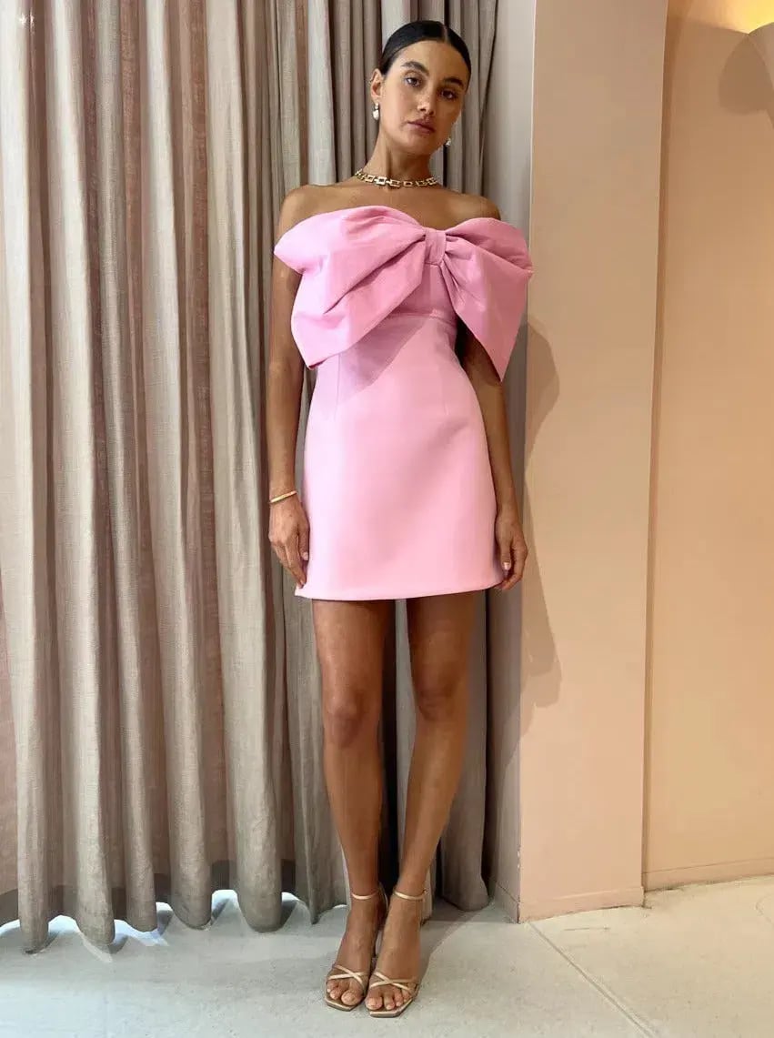 Rachel Gilbert Kace Mini Dress Pink Size 2 / AU 10 photo 2