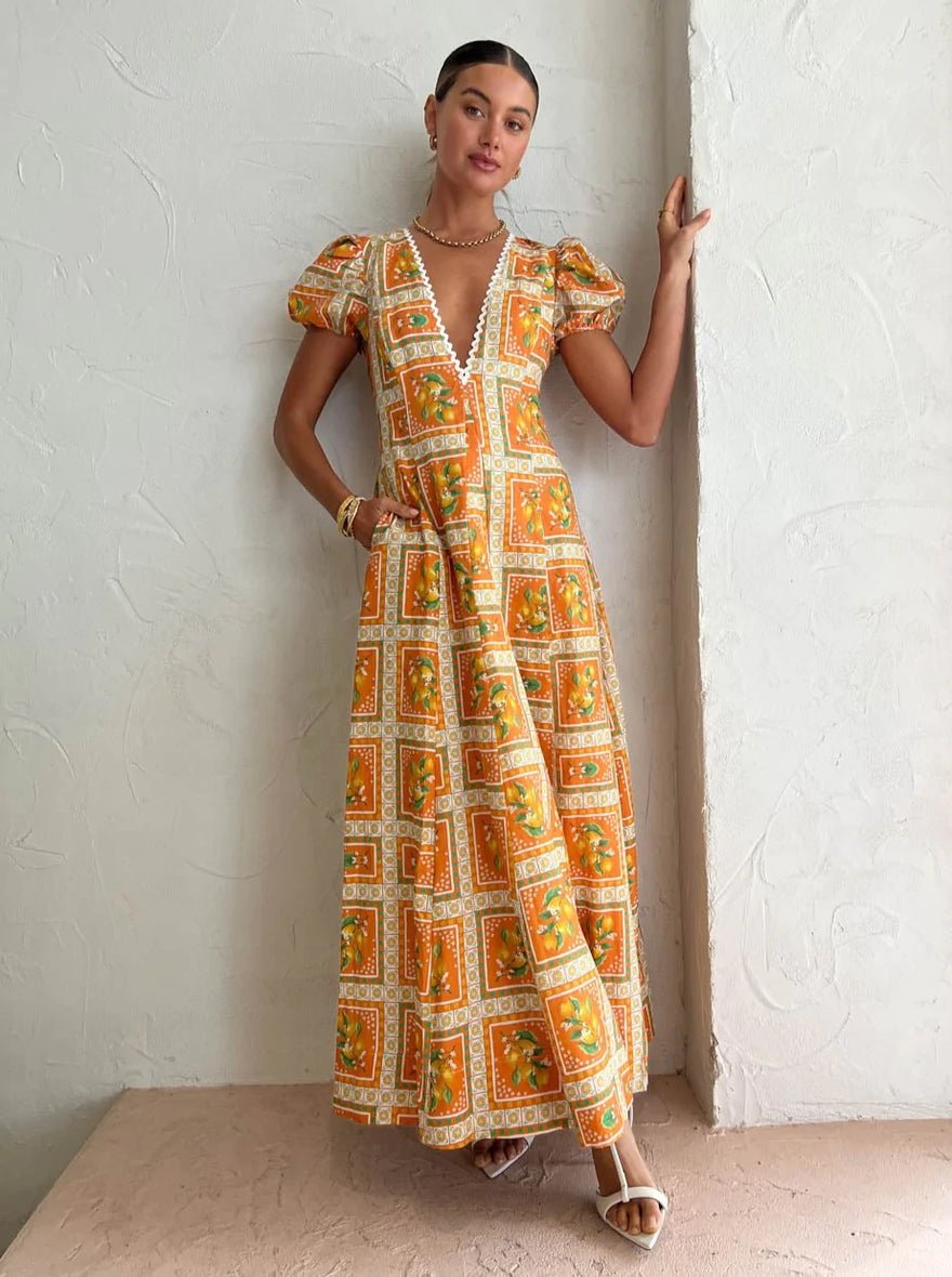 By Nicola Wavy Maxi - Orange Mosaic photo 2