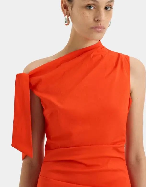 Sir the Label Dahlia Mini Dress in Tangerine Size 2 (AU 10) photo 2