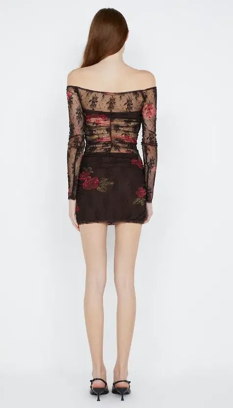 BEC & BRIDGE DESERT ROSE LONG SLEEVE MINI DRESS SIZE 10 photo 2