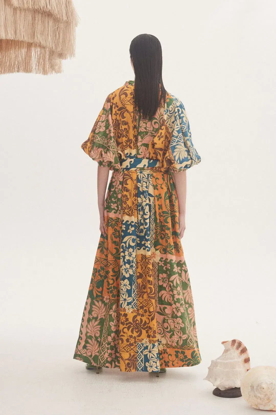 Alemais Archie Wrap Dress Multi Print Size 8 photo 3