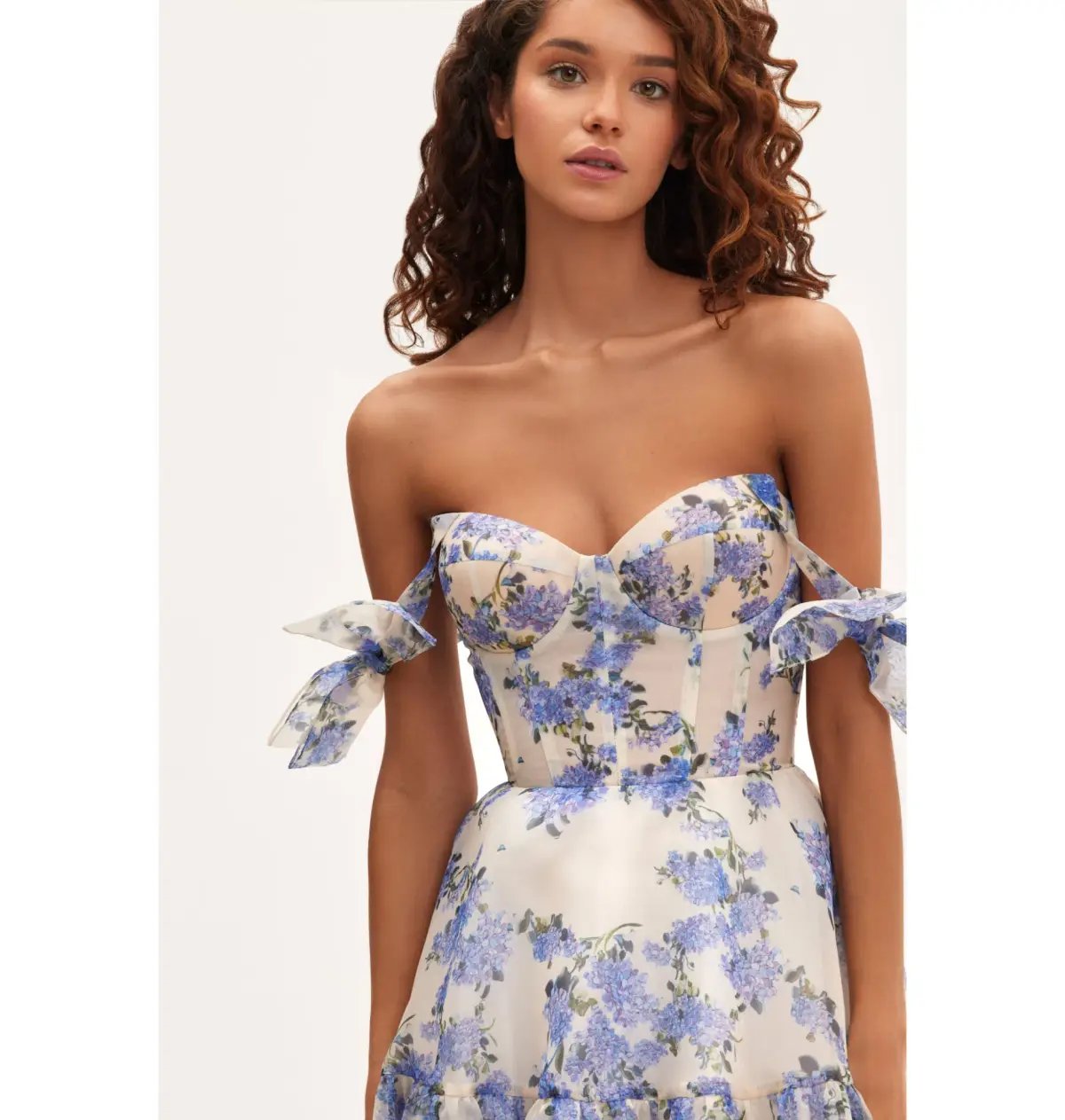 Milla Milla Hydrangea Tender Floral Maxi Tie-strap Dress Size Small / AU 8 photo 2
