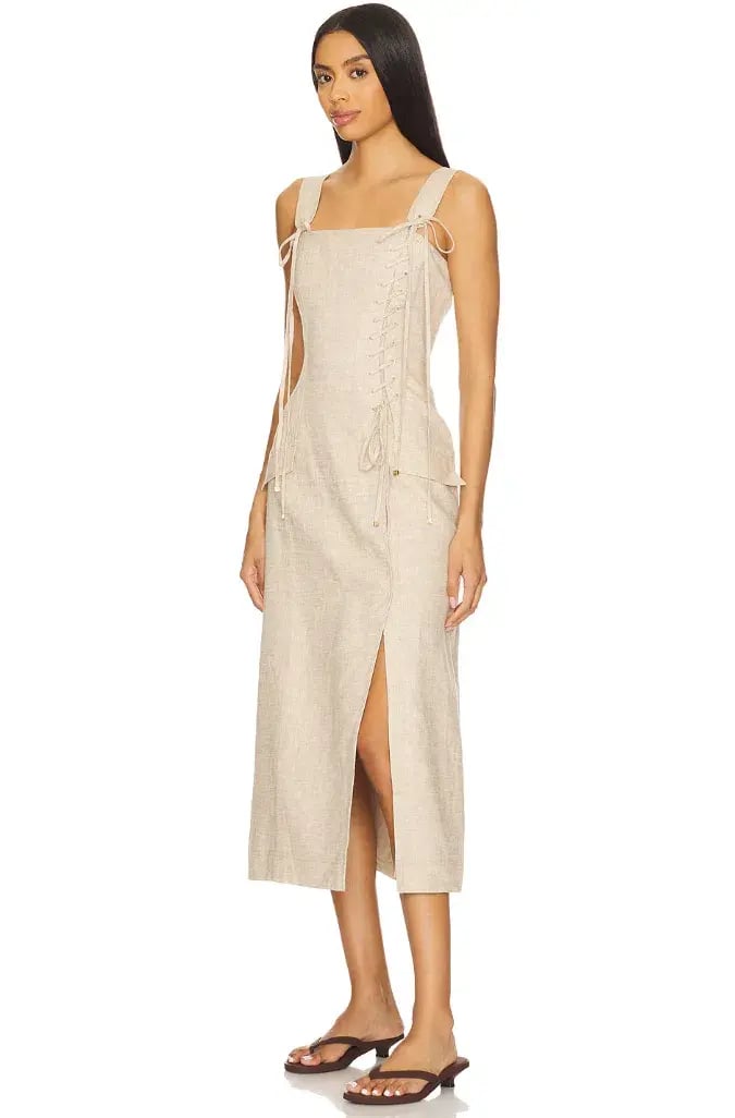 Aje Morgan Midi Dress Size 8 photo 3