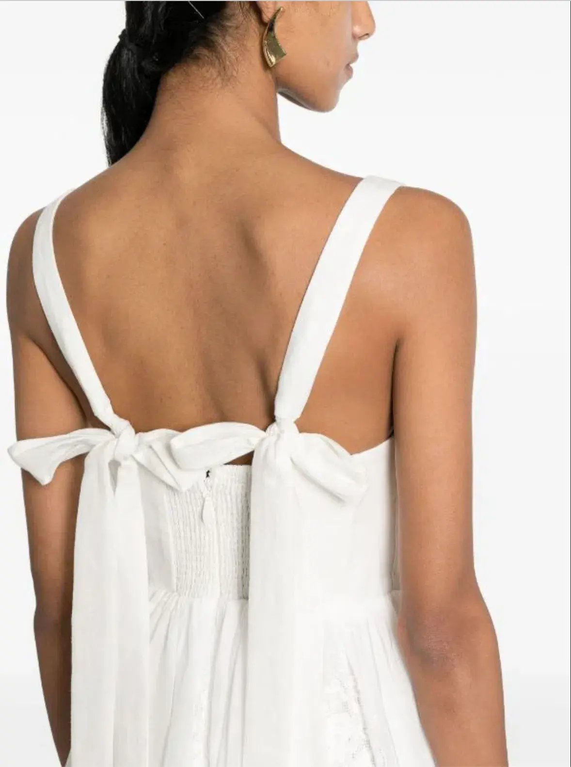 Zimmermann Alight Corset Mini Dress in Ivory Size 0 / AU 8 photo 5