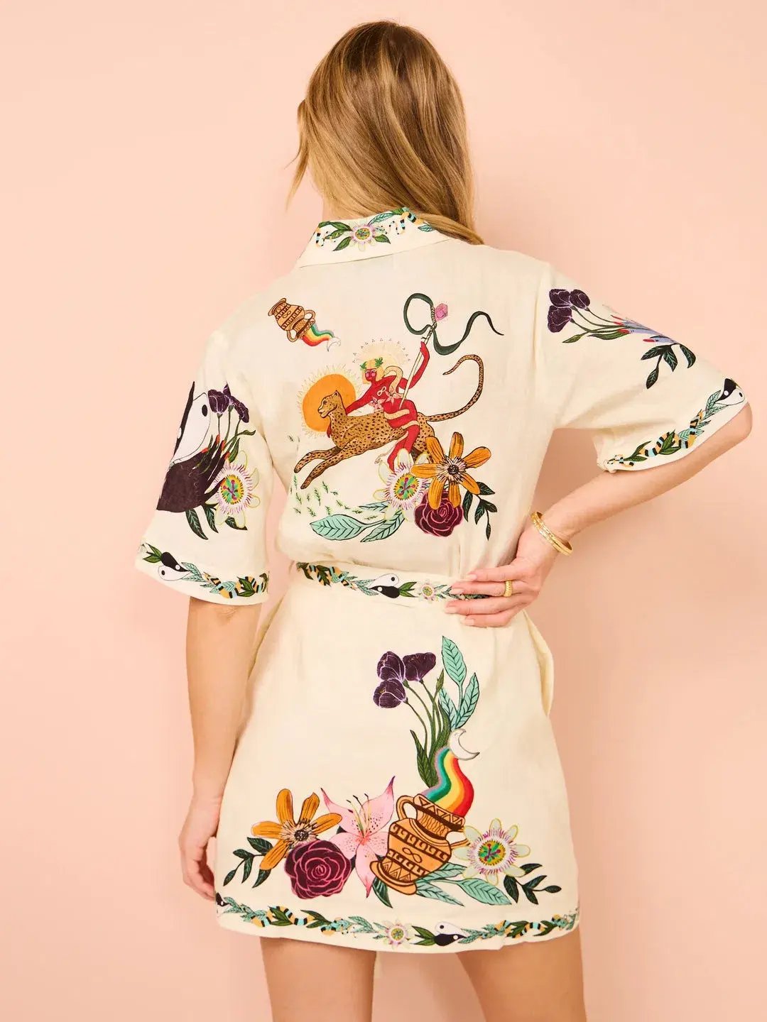Alemais Meagan Mini Dress in White Size AU 10 photo 5
