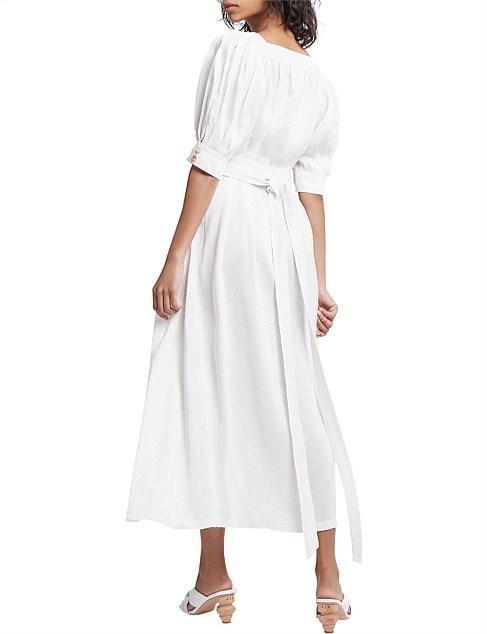 Aje Aspect Dress White Size 6 photo 8