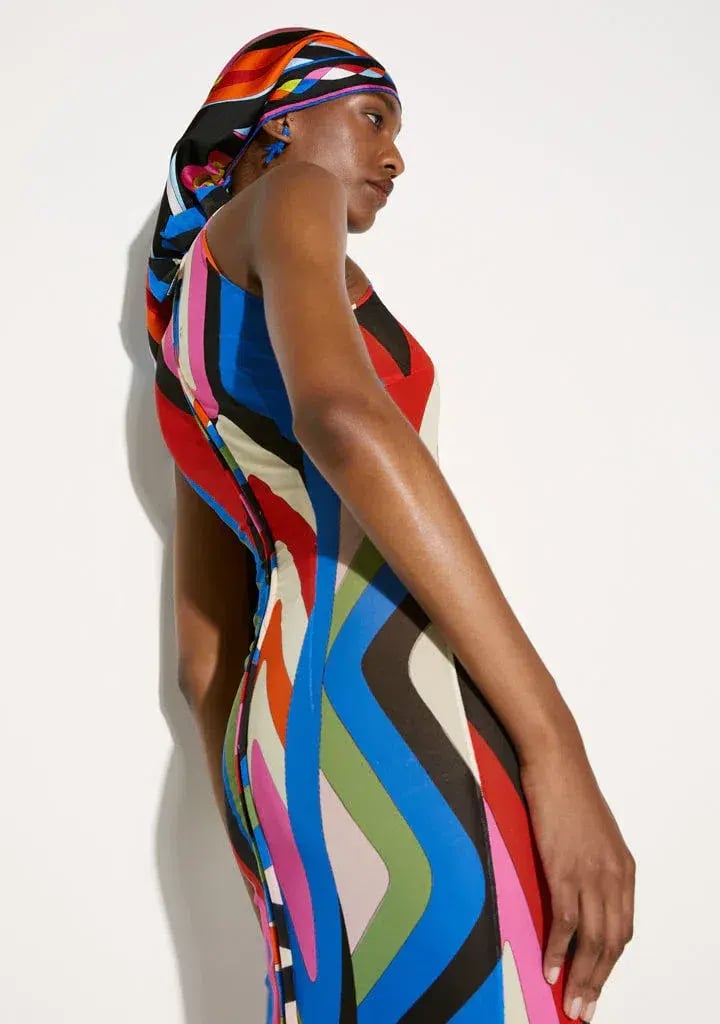 Emilio Pucci Printed Maxi Dress Multi Size S/Au 8 photo 5