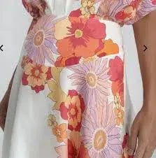 Alemais Calista relaxed shirt & Circle Skirt Print Size 14 photo 2
